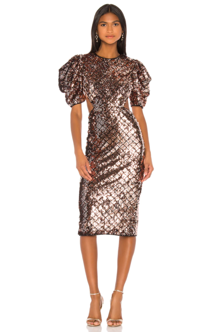 Camila Coelho sequin midi dress