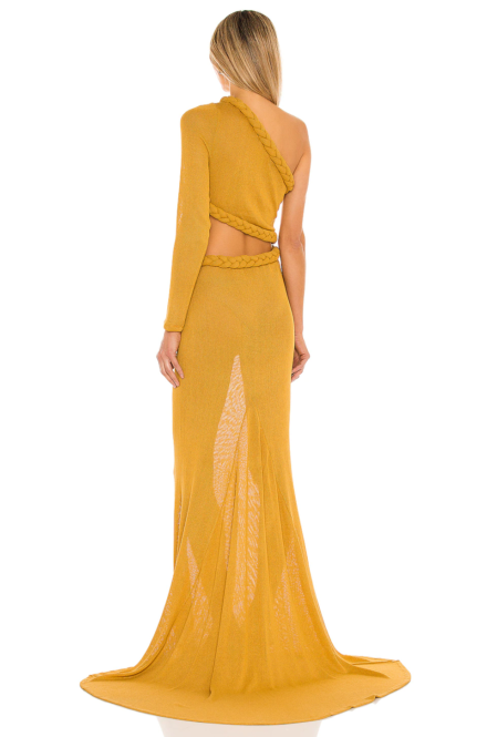 Bronx and banco yellow maxi dress – Image 2