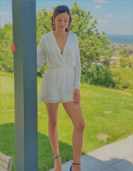 Lovers white jumpsuit