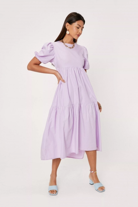 Nastygal lilac midi dress